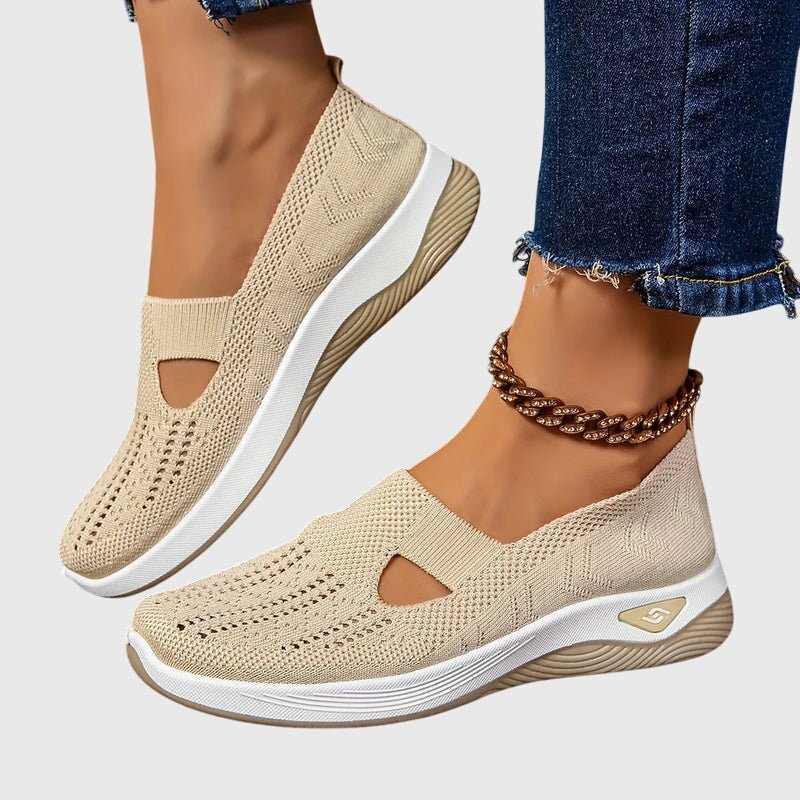 Orthopedic slip-on shoes for women featuring enhanced walking support and breathable insoles for maximum comfort and foot care. 6