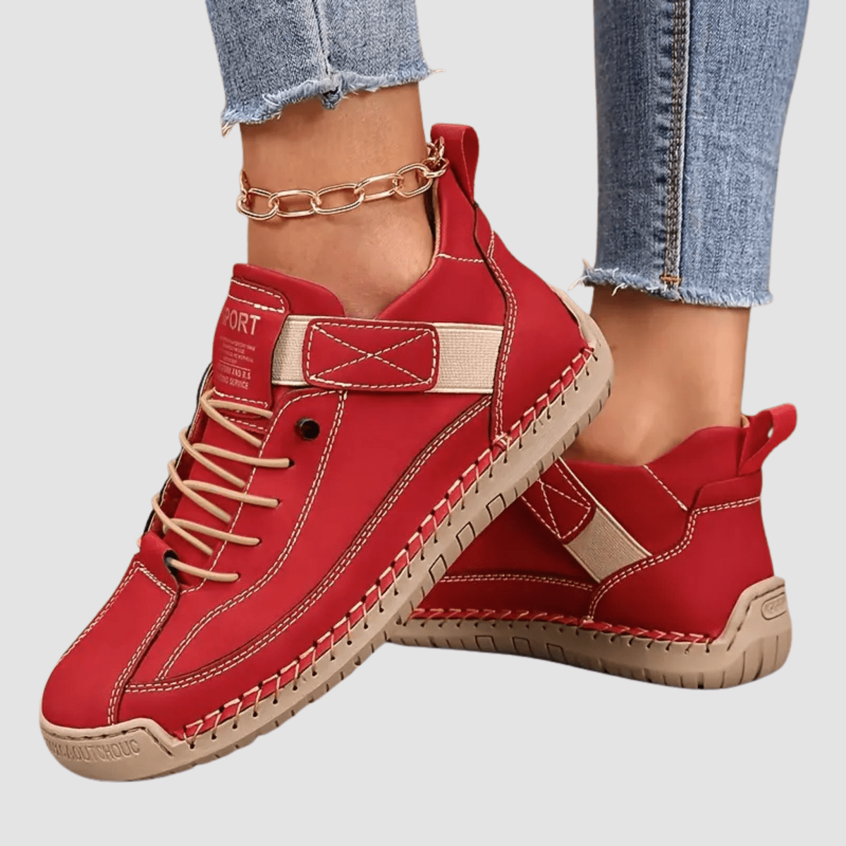 Orthopedic sneakers designed for all-day support and comfort, featuring a wide fit to accommodate various foot shapes and sizes. 6