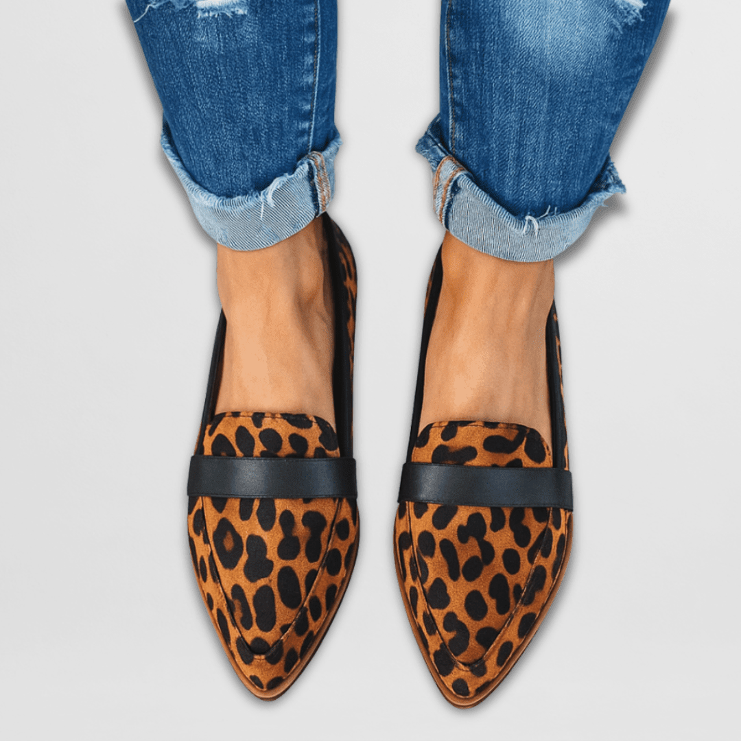 Orthopedic soft suede loafers for women featuring cushioned support, perfect for comfort and style. 3