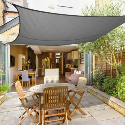 Outdoor furniture cover made from durable polyester, designed for patio and garden use, featuring UV protection to shield furniture from sun damage. 6