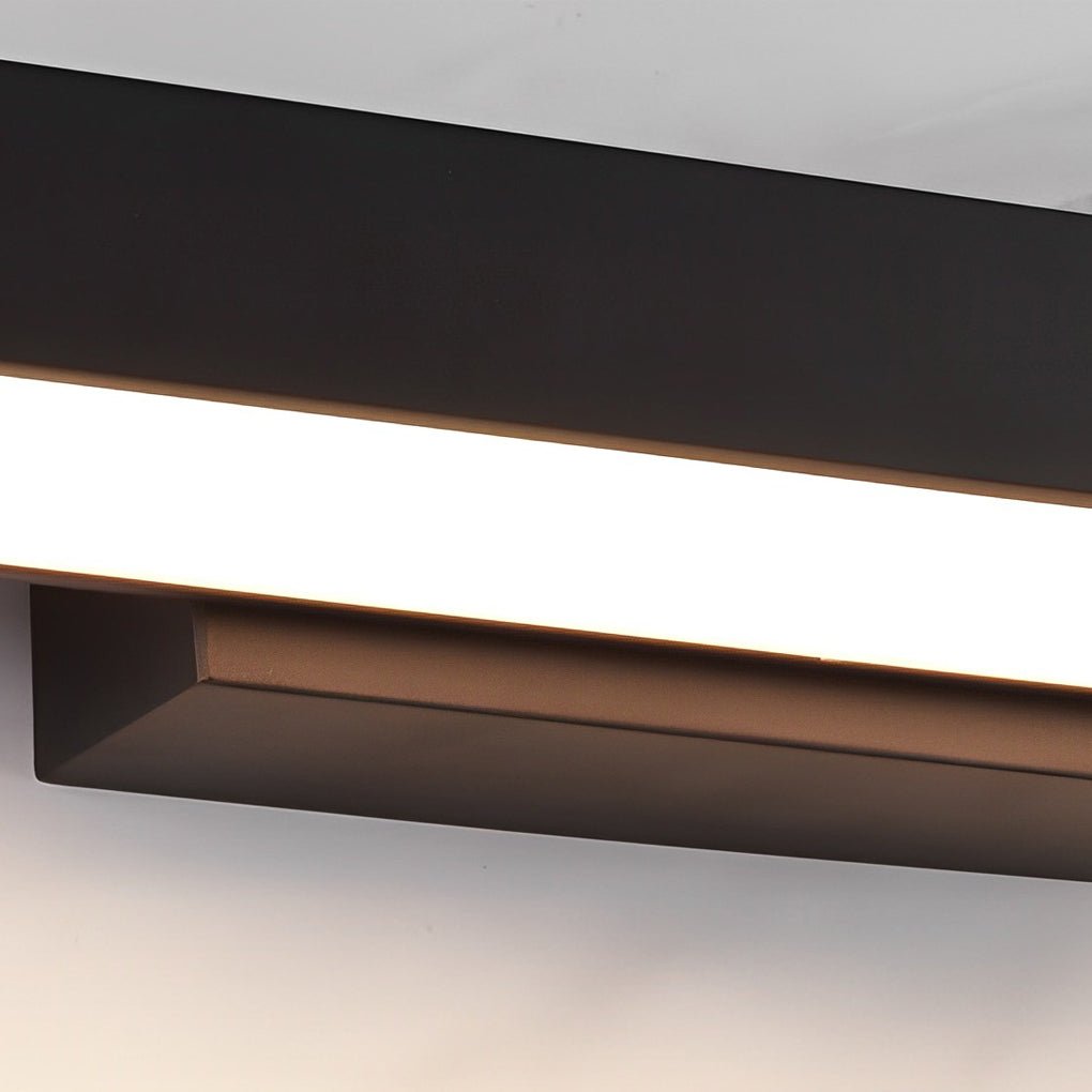 Outdoor wall lamp featuring a sleek black stainless steel design and a built-in motion sensor for enhanced security and illumination. Ideal for patios, gardens, and entry 2