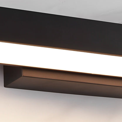 Outdoor wall lamp featuring a sleek black stainless steel design and a built-in motion sensor for enhanced security and illumination. Ideal for patios, gardens, and entry 2