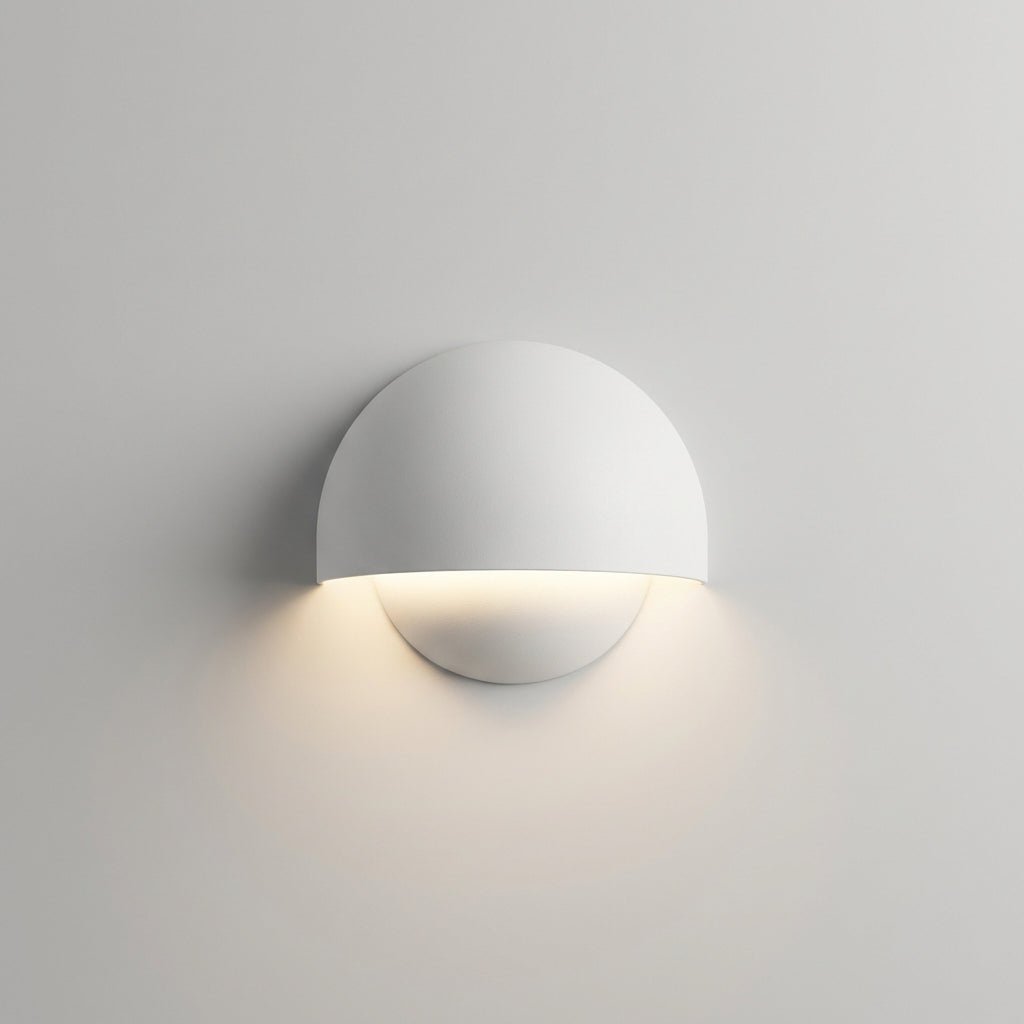 Modern black LED outdoor wall lamp featuring a weather-resistant design, ideal for illuminating patios, gardens, and entryways. 4