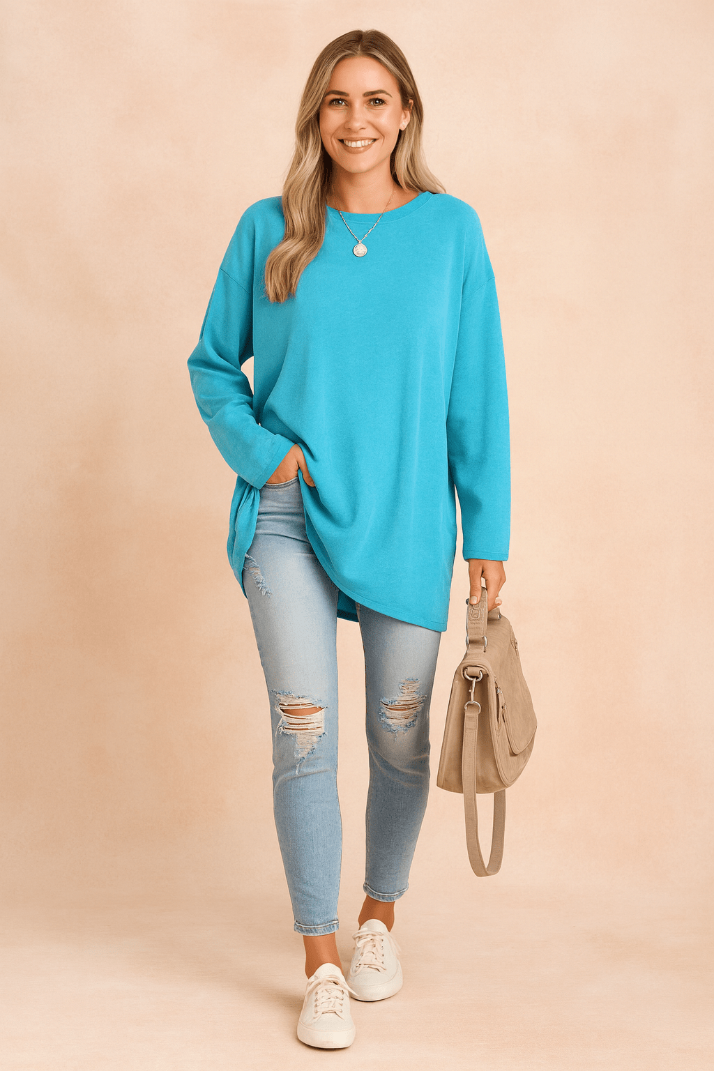 Oversized Sweater for Women with Loose Fit – Casual Comfort and Versatile Style 7