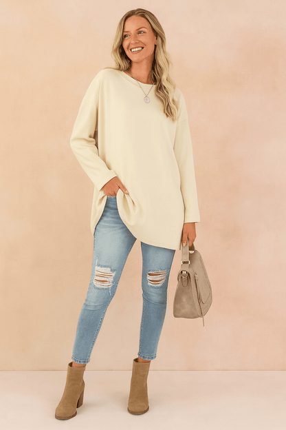 Oversized Sweater for Women with Loose Fit – Casual Comfort and Versatile Style 4