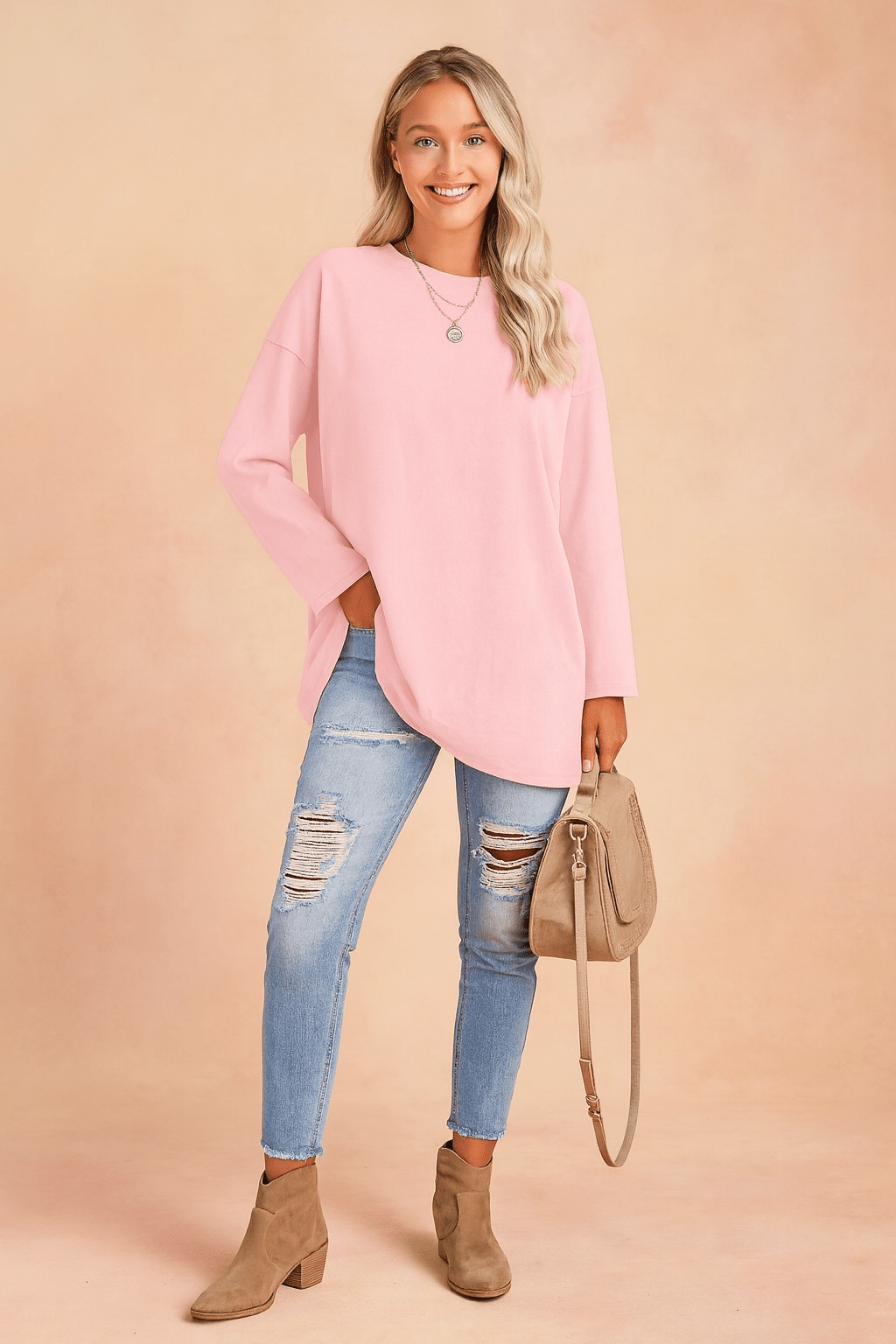 Oversized Sweater for Women with Loose Fit – Casual Comfort and Versatile Style 2