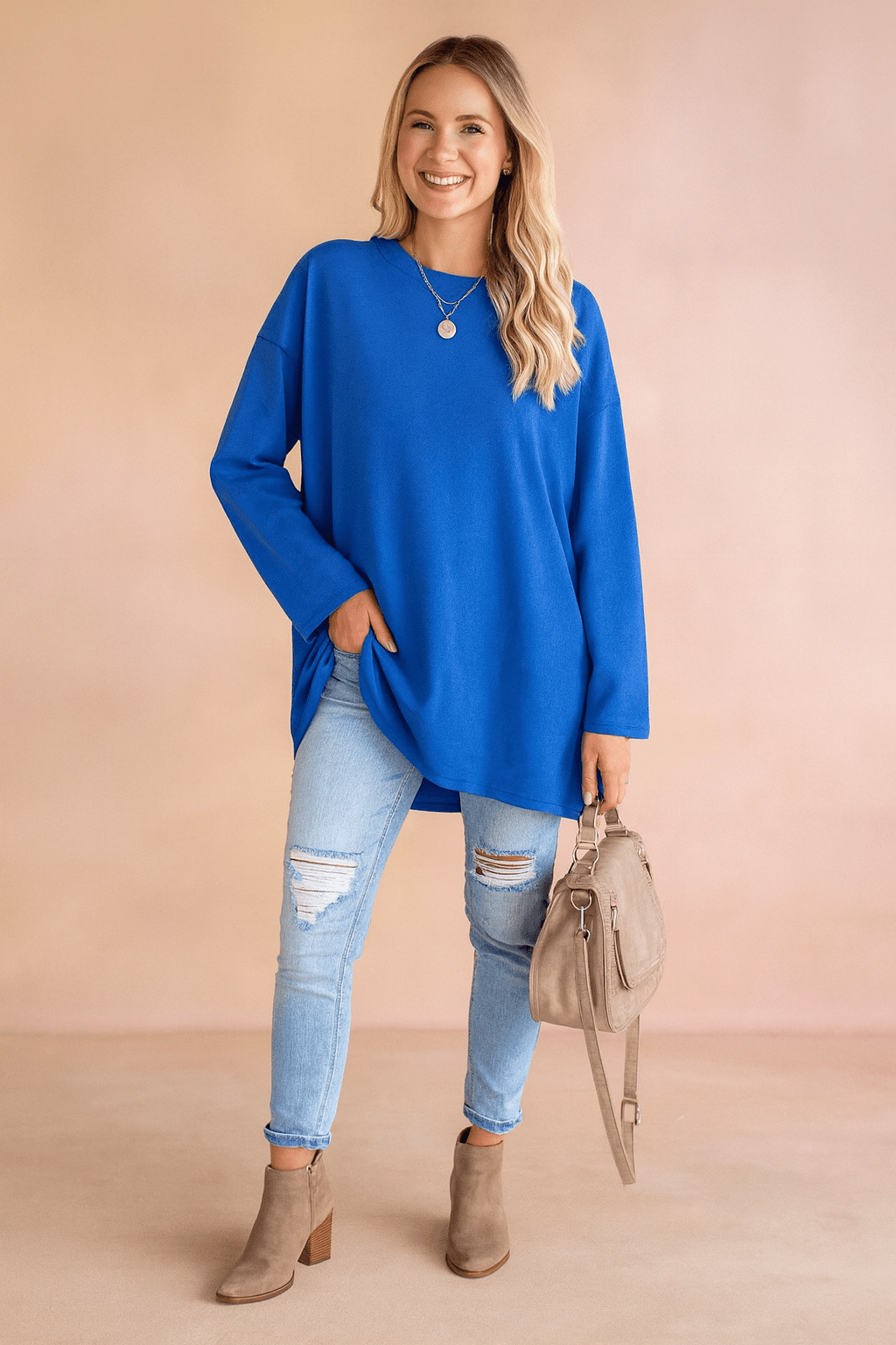 Oversized Sweater for Women with Loose Fit – Casual Comfort and Versatile Style 10