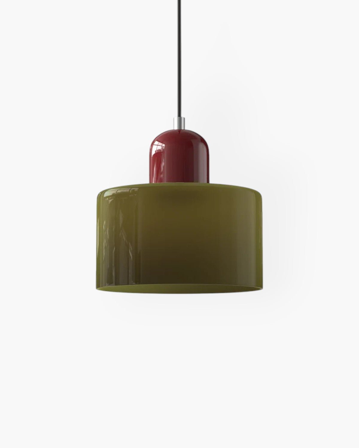 Modern pendant lamp featuring a soft glass shade in earthy tones, showcasing a sculptural design that adds a contemporary touch to any space. 18