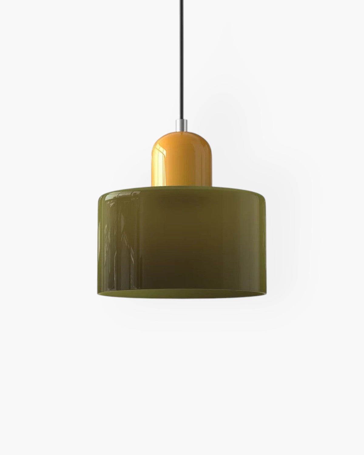 Modern pendant lamp featuring a soft glass shade in earthy tones, showcasing a sculptural design that adds a contemporary touch to any space. 38