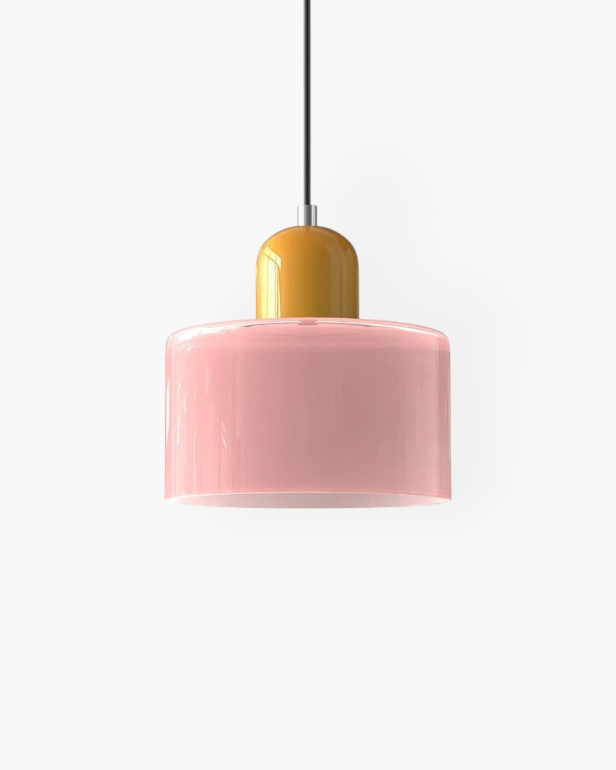 Modern pendant lamp featuring a soft glass shade in earthy tones, showcasing a sculptural design that adds a contemporary touch to any space. 26