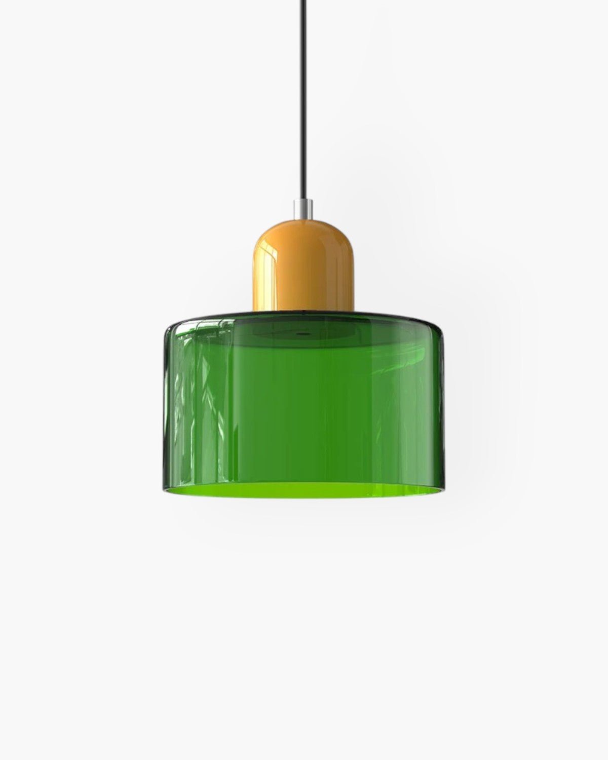 Modern pendant lamp featuring a soft glass shade in earthy tones, showcasing a sculptural design that adds a contemporary touch to any space. 37