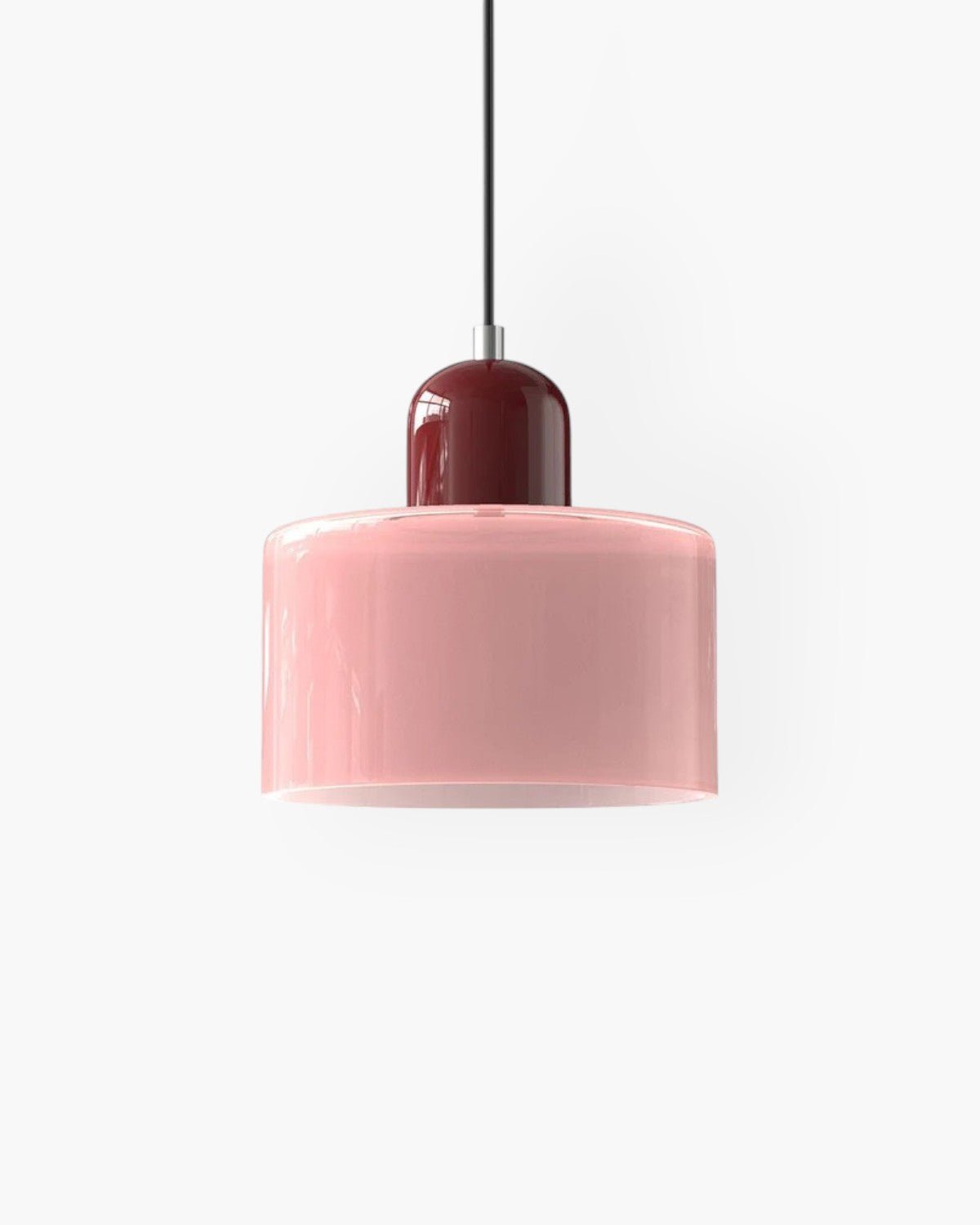 Modern pendant lamp featuring a soft glass shade in earthy tones, showcasing a sculptural design that adds a contemporary touch to any space. 12