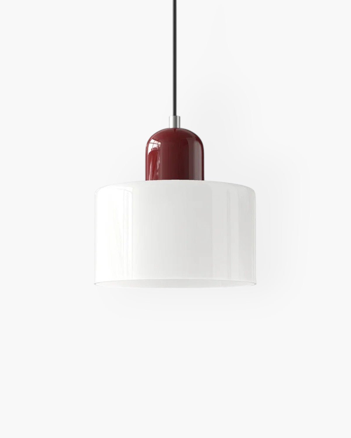 Modern pendant lamp featuring a soft glass shade in earthy tones, showcasing a sculptural design that adds a contemporary touch to any space. 36