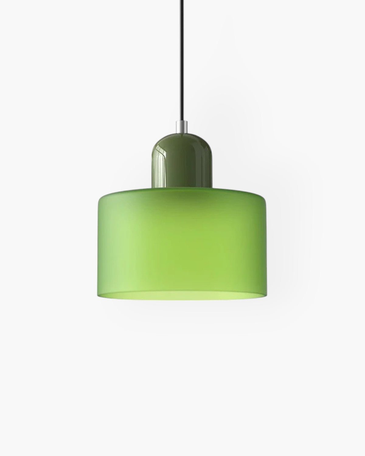 Modern pendant lamp featuring a soft glass shade in earthy tones, showcasing a sculptural design that adds a contemporary touch to any space. 21