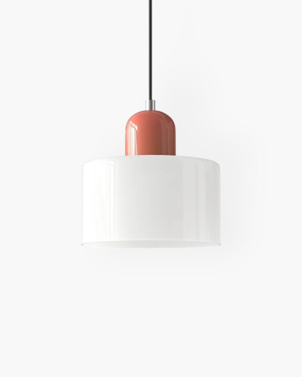 Modern pendant lamp featuring a soft glass shade in earthy tones, showcasing a sculptural design that adds a contemporary touch to any space. 22