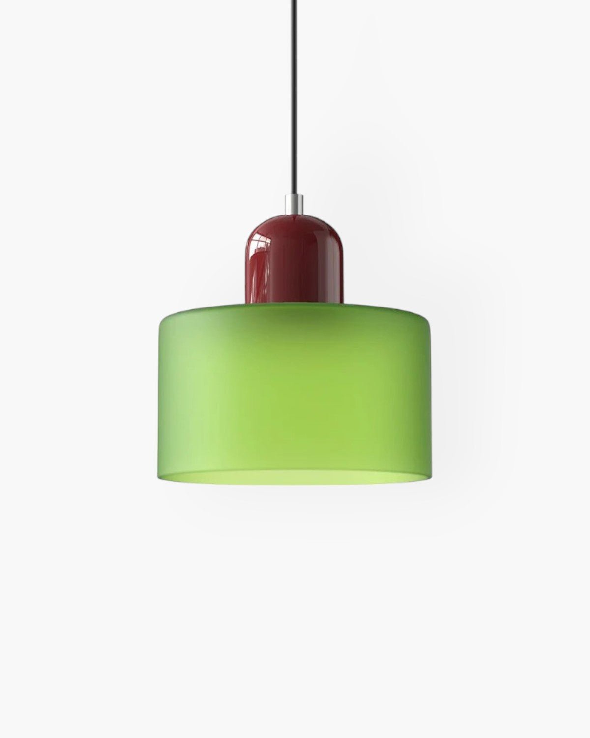Modern pendant lamp featuring a soft glass shade in earthy tones, showcasing a sculptural design that adds a contemporary touch to any space. 19