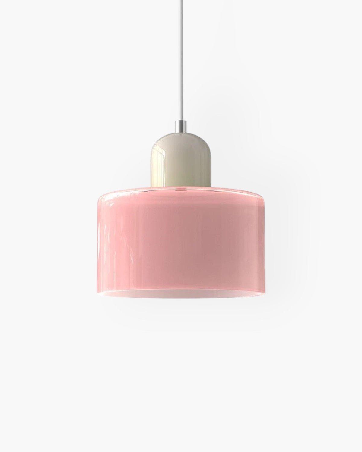 Modern pendant lamp featuring a soft glass shade in earthy tones, showcasing a sculptural design that adds a contemporary touch to any space. 16