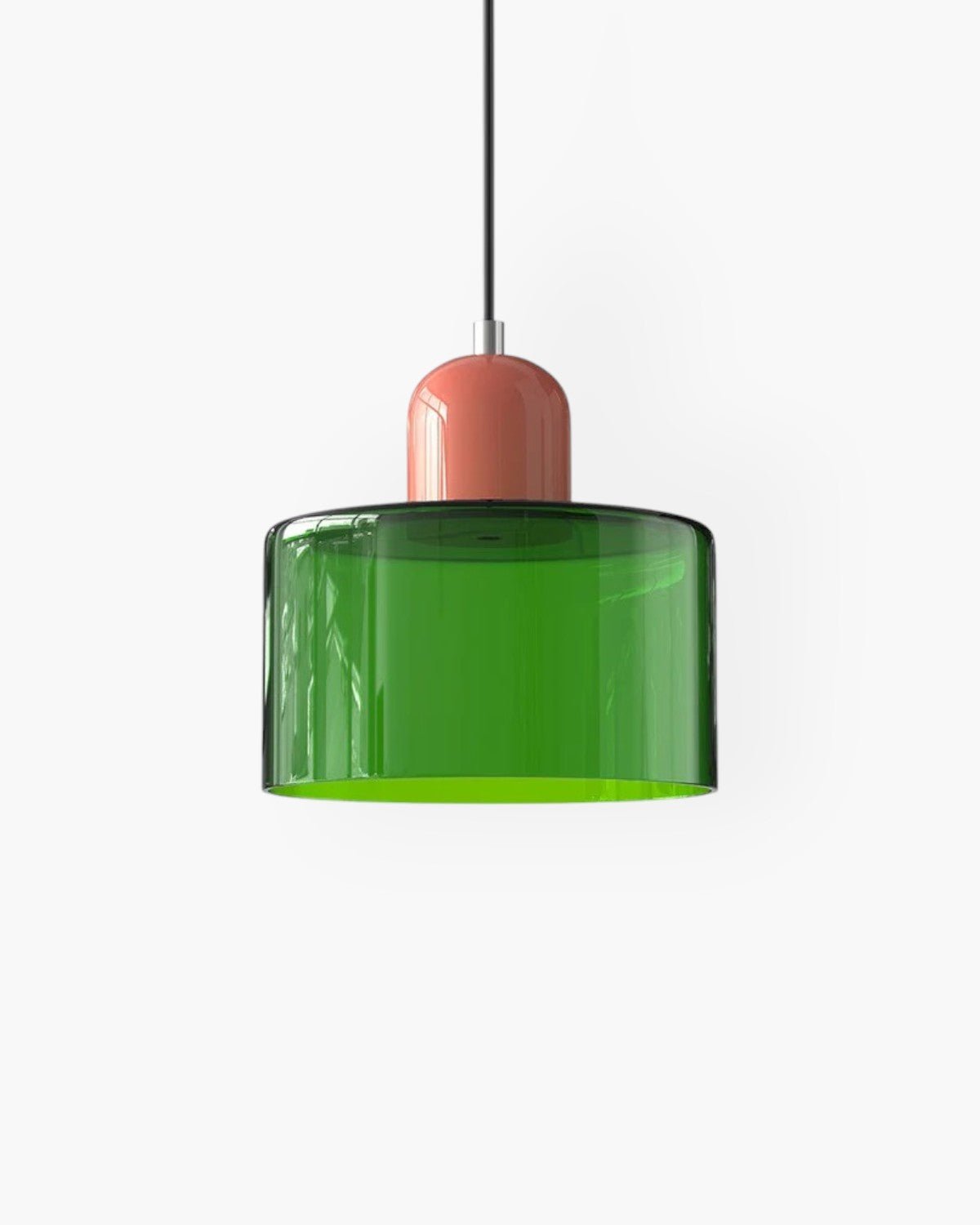 Modern pendant lamp featuring a soft glass shade in earthy tones, showcasing a sculptural design that adds a contemporary touch to any space. 25