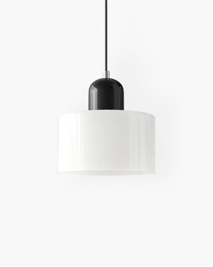 Modern pendant lamp featuring a soft glass shade in earthy tones, showcasing a sculptural design that adds a contemporary touch to any space. 34