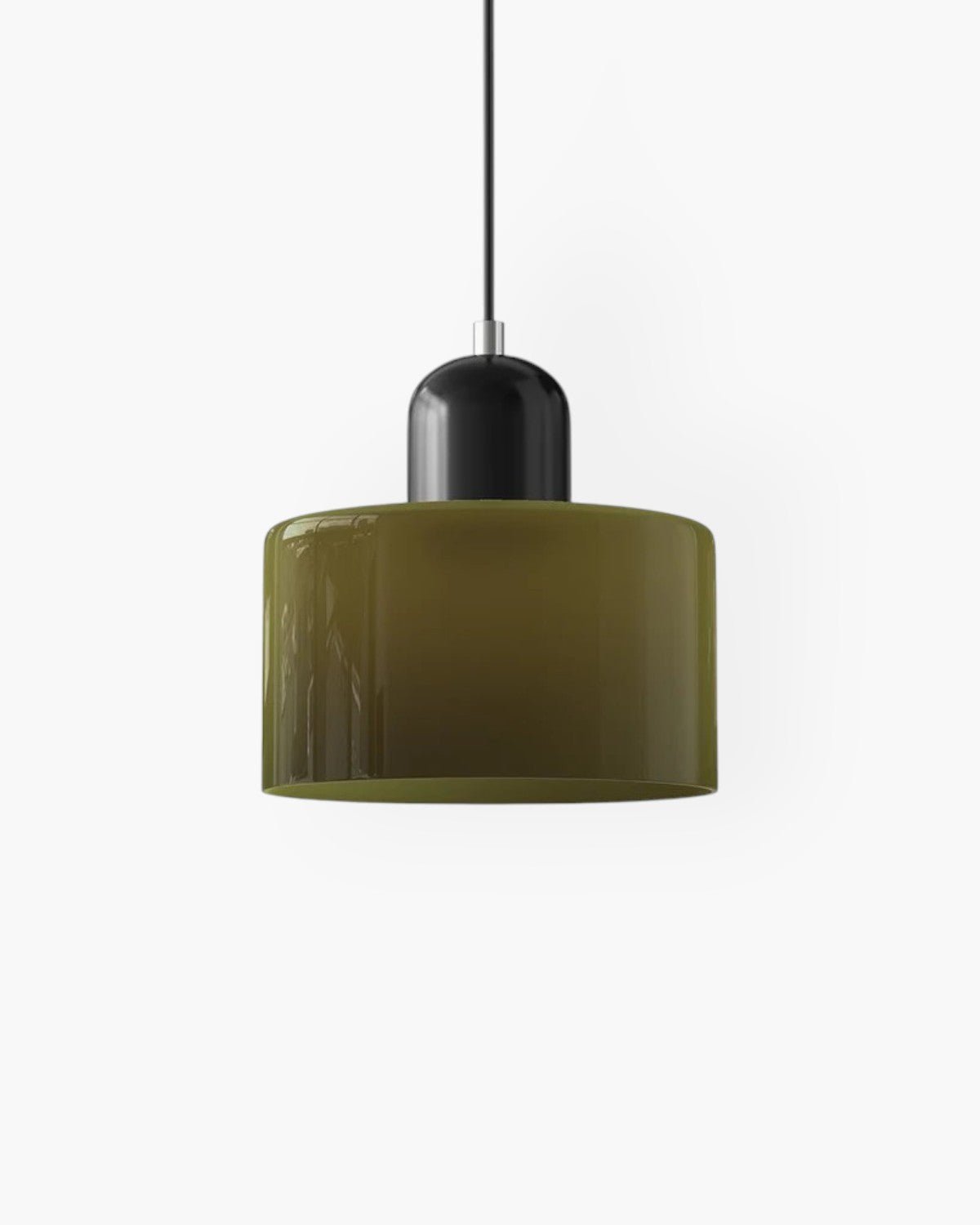 Modern pendant lamp featuring a soft glass shade in earthy tones, showcasing a sculptural design that adds a contemporary touch to any space. 23