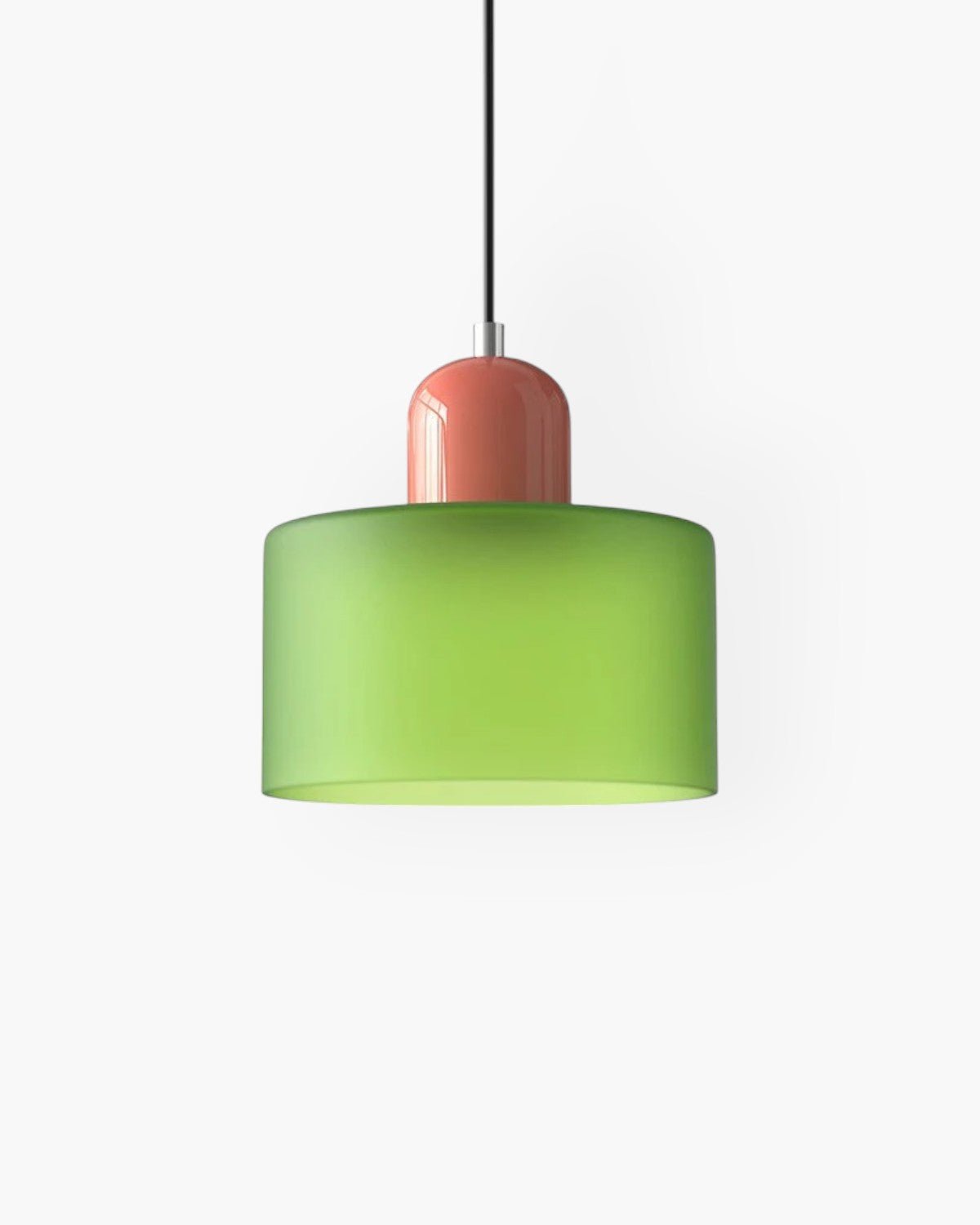 Modern pendant lamp featuring a soft glass shade in earthy tones, showcasing a sculptural design that adds a contemporary touch to any space. 13