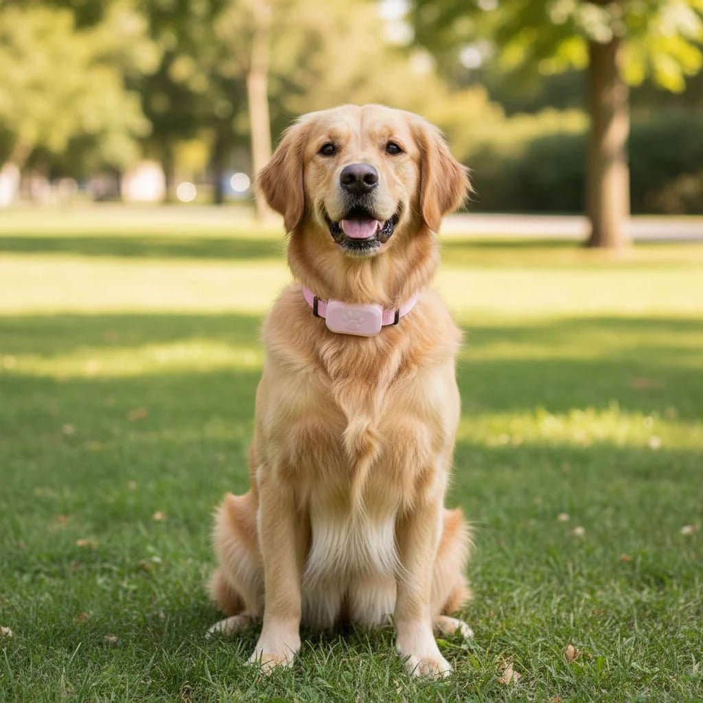 Pet GPS Tracker for dogs and cats featuring real-time location tracking, motion alerts, and compact design, compatible with iOS devices. 8