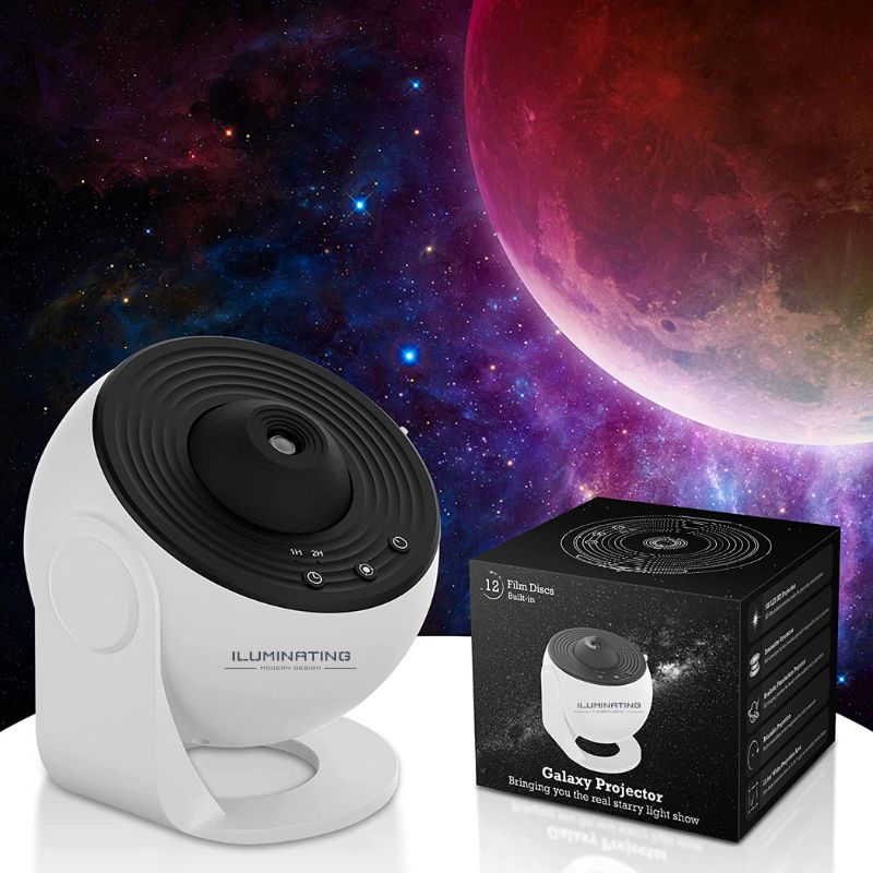 Planetarium projector featuring 13 modes and a stunning star effect, perfect as a night lamp for cosmic room decor. 1