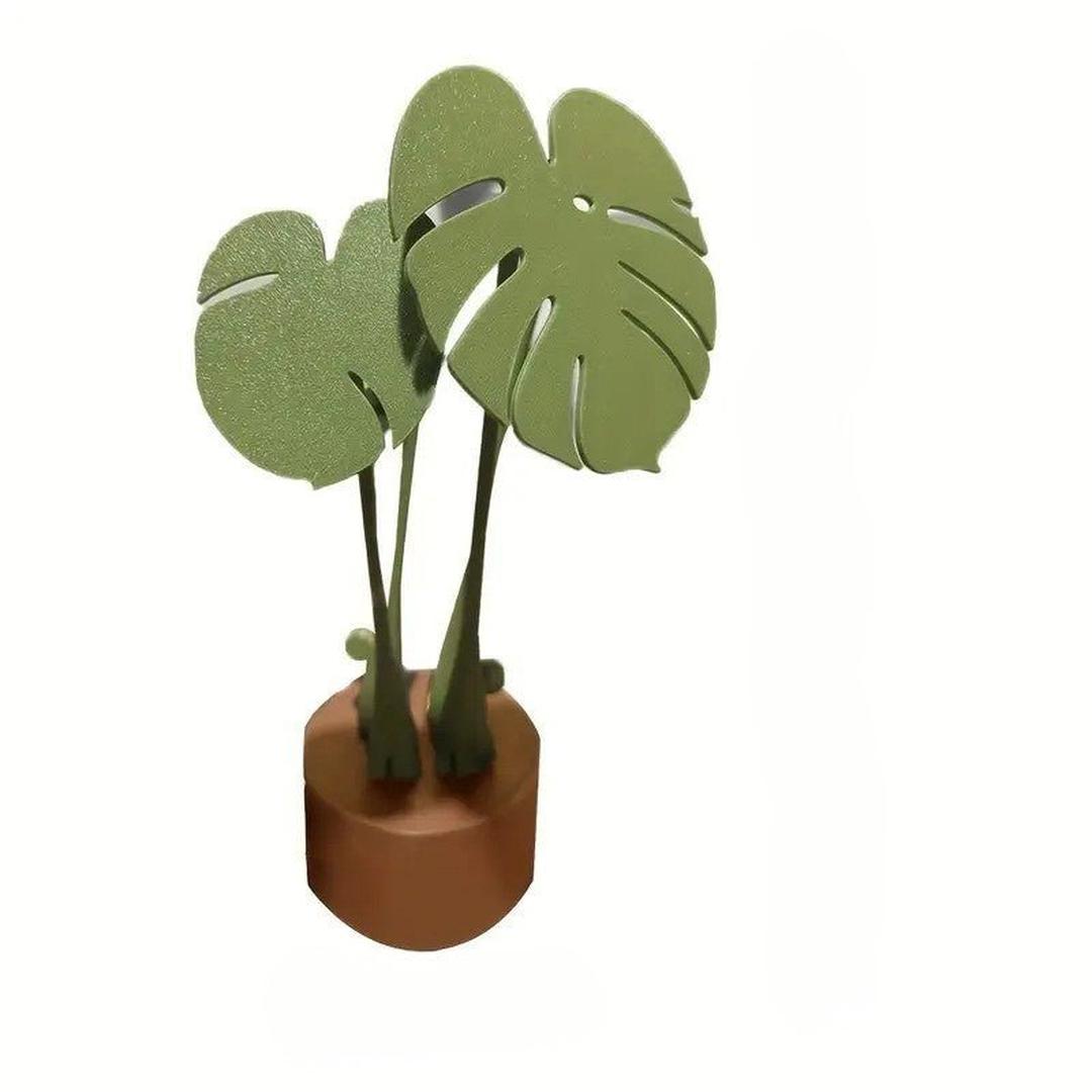 Plant-Shaped Kitchen Coaster Set