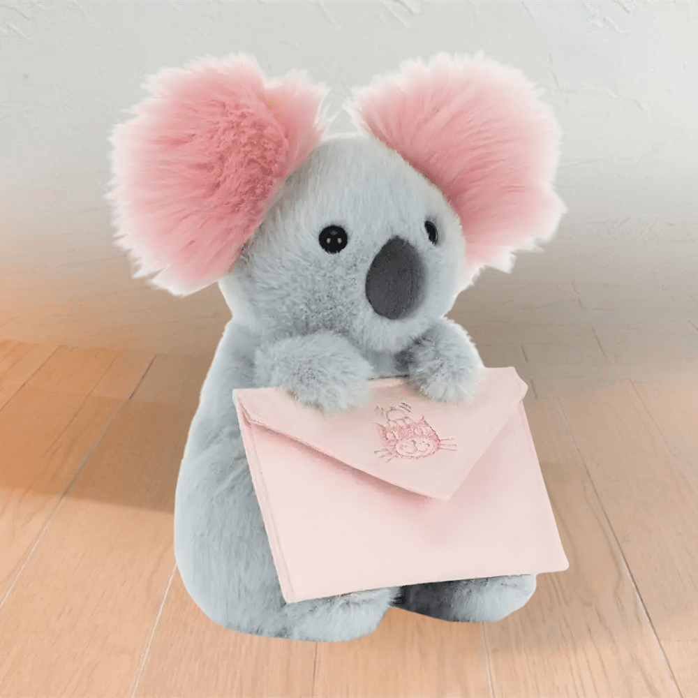 Plush Bunny Toy with long ears, 30cm cuddly rabbit plushie, soft stuffed animal perfect for kids and home decor. 5