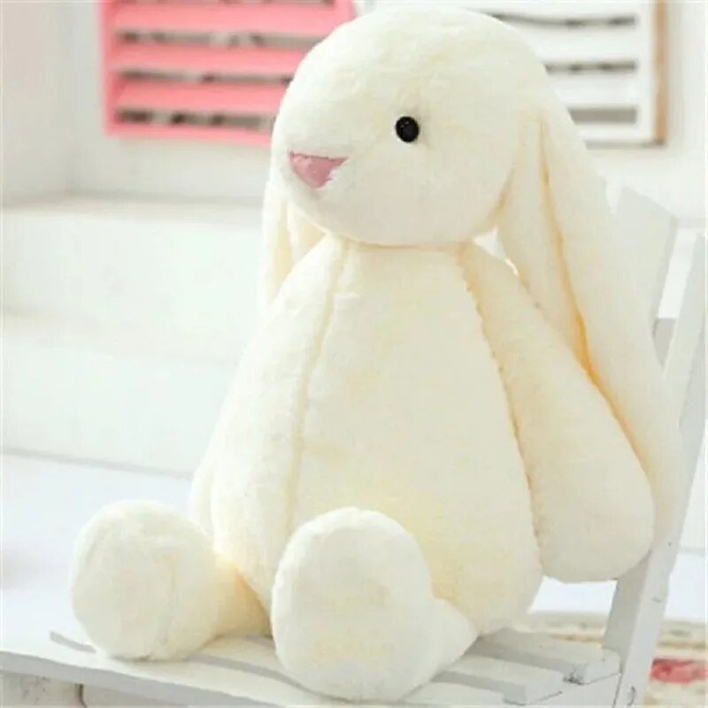 Plush Bunny Toy with a luxurious velvet finish, available in two sizes, perfect cuddly companion for kids. 5