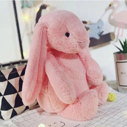 Plush Bunny Toy with a luxurious velvet finish, available in two sizes, perfect cuddly companion for kids. 6