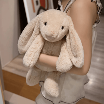Plush Bunnycat Toy with long ears, 20cm soft stuffed animal perfect for cuddling and display, featuring a cute design and premium materials. 1