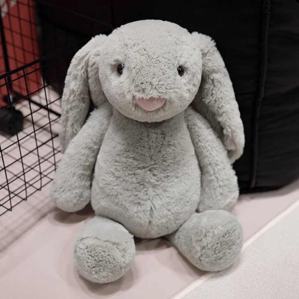Plush Bunnycat Toy with long ears, 20cm soft stuffed animal perfect for cuddling and display, featuring a cute design and premium materials. 5