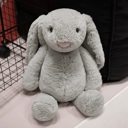 Plush Bunnycat Toy with long ears, 20cm soft stuffed animal perfect for cuddling and display, featuring a cute design and premium materials. 5
