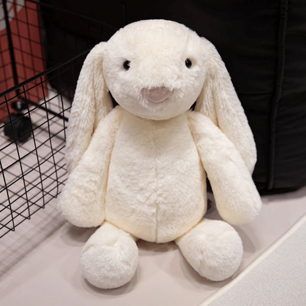 Plush Bunnycat Toy with long ears, 20cm soft stuffed animal perfect for cuddling and display, featuring a cute design and premium materials. 3