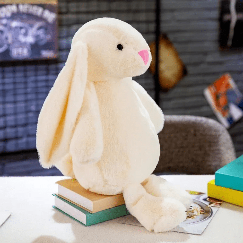 Plush Bunnycat Toy with long ears, soft stuffed animal for kids and adults, 30cm cuddly rabbit plushie perfect for hugging and play 1