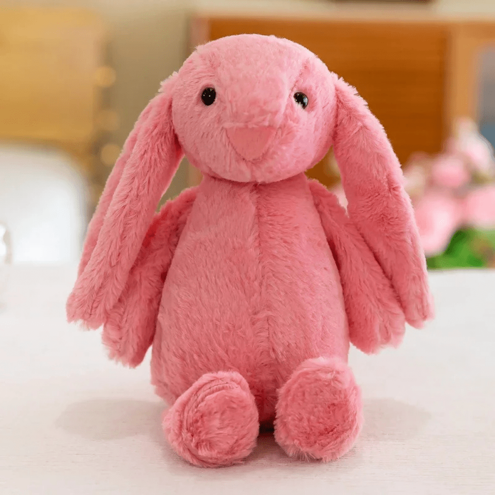 Plush Bunnycat Toy with long ears, soft stuffed animal for kids and adults, 30cm cuddly rabbit plushie perfect for hugging and play 5