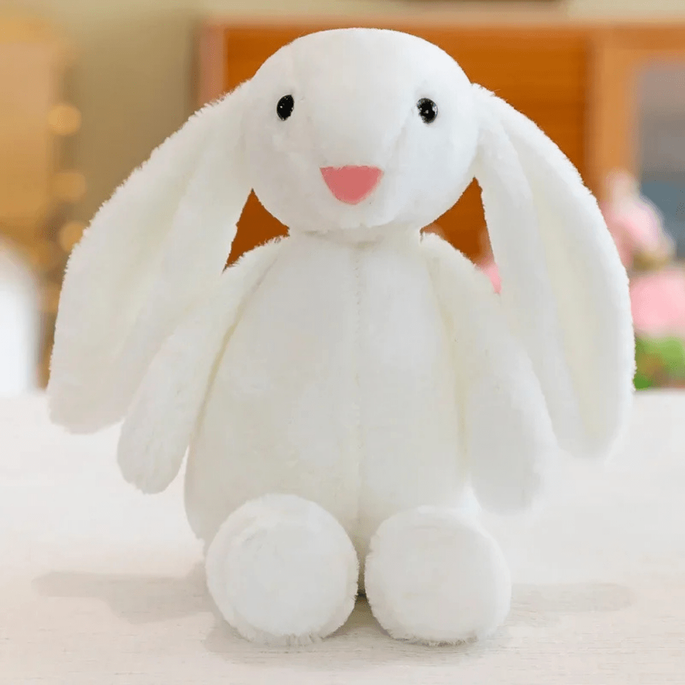 Plush Bunnycat Toy with long ears, soft stuffed animal for kids and adults, 30cm cuddly rabbit plushie perfect for hugging and play 6