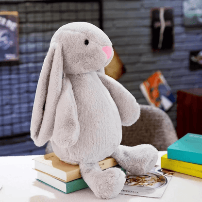 Plush Bunnycat Toy with long ears, soft stuffed animal for kids and adults, 30cm cuddly rabbit plushie perfect for hugging and play 2