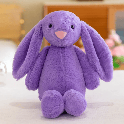 Plush Bunnycat Toy with long ears, soft stuffed animal for kids and adults, 30cm cuddly rabbit plushie perfect for hugging and play 3