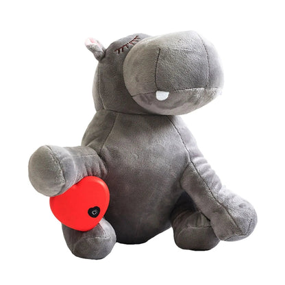 Plush puppy toy featuring a heartbeat simulator for soothing comfort, designed with an ultra-soft and cuddly exterior, perfect for children and pet lovers. 5