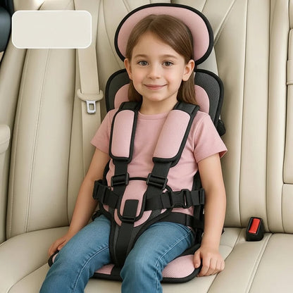 Portable Child Travel Seat with 5-Point Harness – Lightweight and Foldable for Vehicle Use – Padded Comfort – 55.1 x 23.9 x 33.5 cm 3