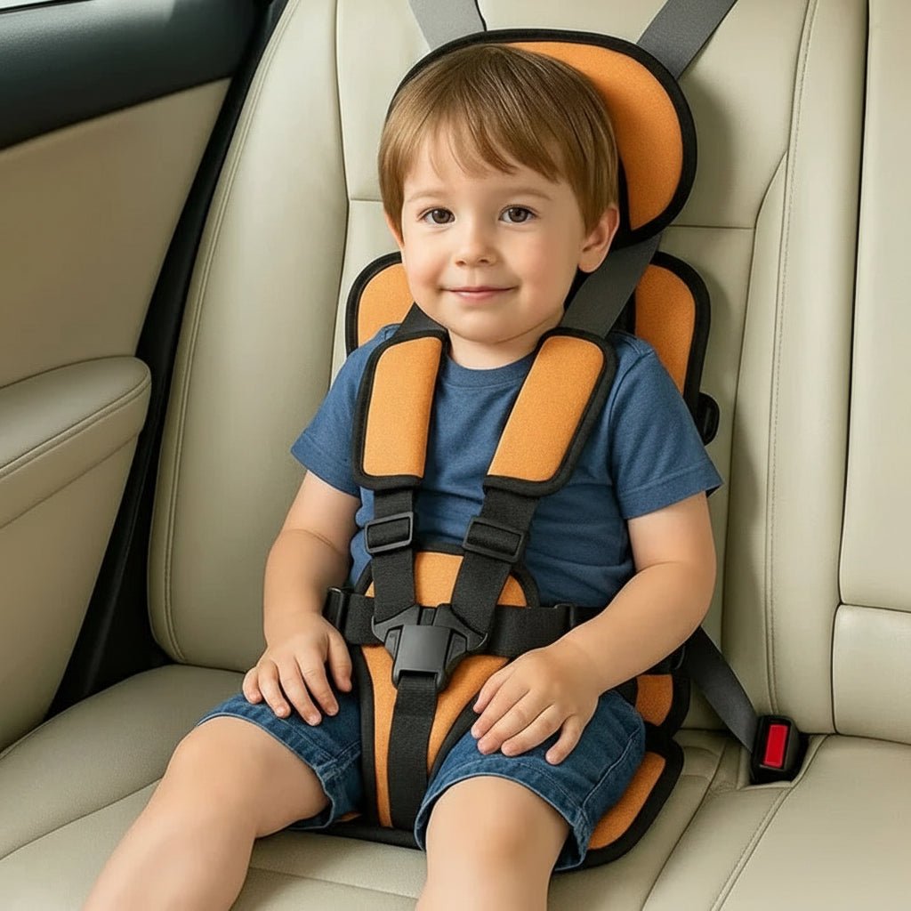 Portable Child Travel Seat with 5-Point Harness – Lightweight and Foldable for Vehicle Use – Padded Comfort – 55.1 x 23.9 x 33.5 cm 7