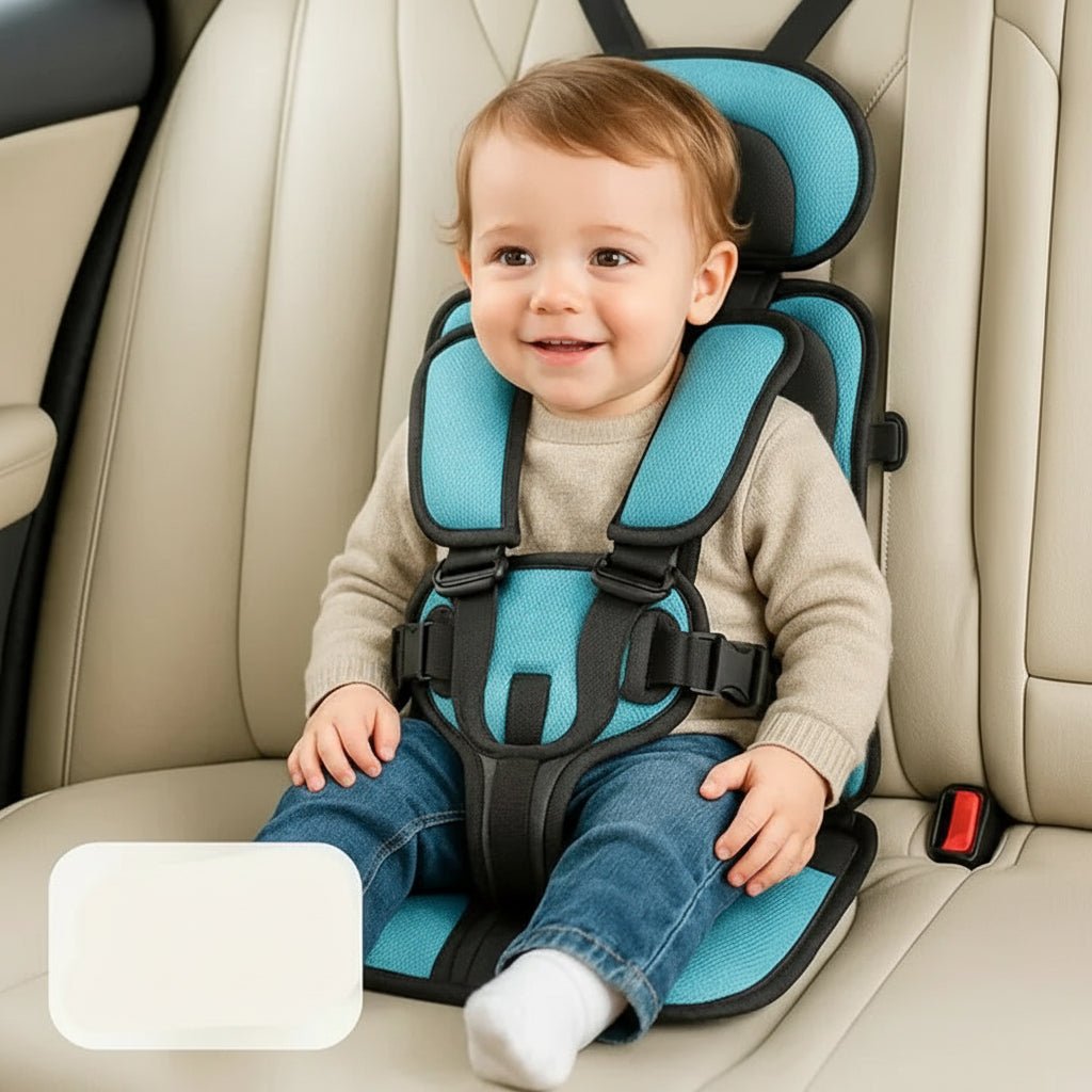 Portable Child Travel Seat with 5-Point Harness – Lightweight and Foldable for Vehicle Use – Padded Comfort – 55.1 x 23.9 x 33.5 cm 8