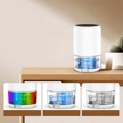 Portable Dehumidifier for Bathroom and Bedroom with Quiet Operation and Large Capacity – Compact Moisture Control