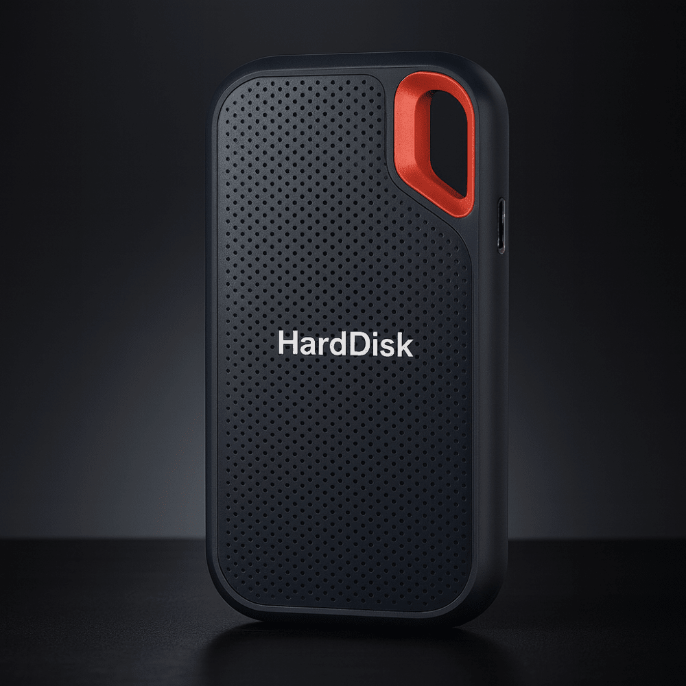 Portable external SSD featuring fast USB C transfer with a sleek, compact anodized aluminum design for efficient and stylish storage solutions. 0