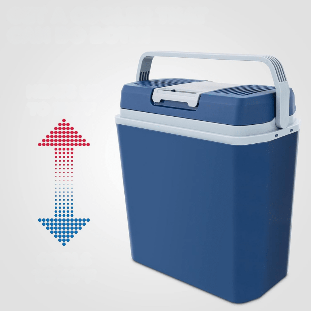 Portable Mini Fridge Cooler and Warmer with Dual Power – 24L Travel Refrigerator for Camping and Road Trips