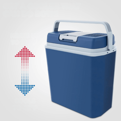 Portable Mini Fridge Cooler and Warmer with Dual Power – 24L Travel Refrigerator for Camping and Road Trips