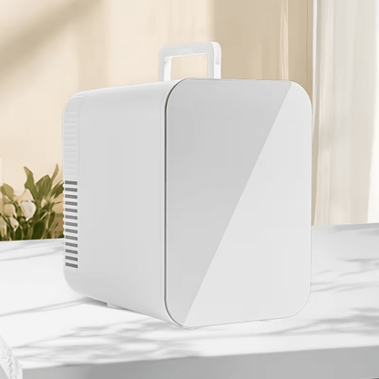 Portable Mini Fridge with cooling and warming function, compact USB-powered travel cooler ideal for home and office use, featuring a sleek design and efficient temperature control 2
