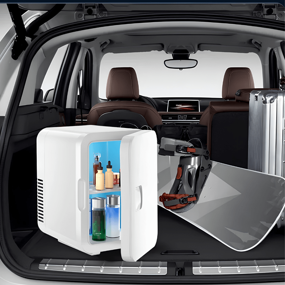 Portable Mini Fridge with Dual Power - 6L Compact Skincare and Cosmetic Refrigerator for beauty products and cosmetics. 4